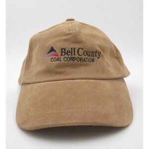 Bell County Coal Corporation Genuine Leather Embroidered Adjustable Hat (A)